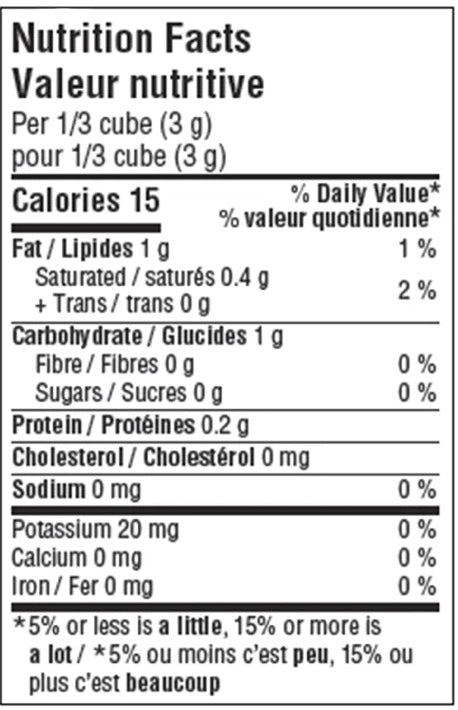 A Product of Canada- GoBio Organic Vegan No Salt Added Vegetable Bouillon Cubes 54g