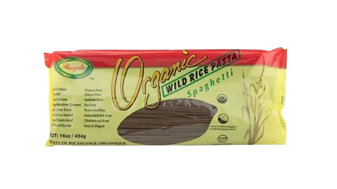 A Product of Canada- Rizopia Certified Organic Gluten Free Wild Rice Spaghetti, 454gR
