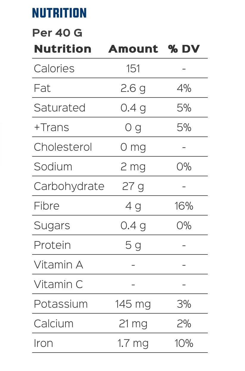 A Product of Canada- Nunweiller's Certified Organic Whole Grain Thick Rolled Oats, 750g