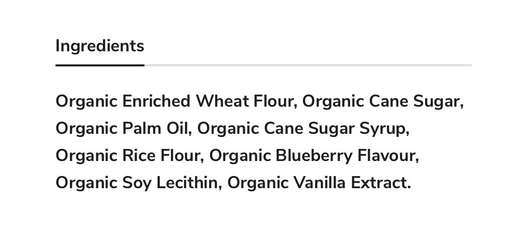 A Product of Canada- Woof Organics Plant Based Blueberry Dog Biscuits, 227g