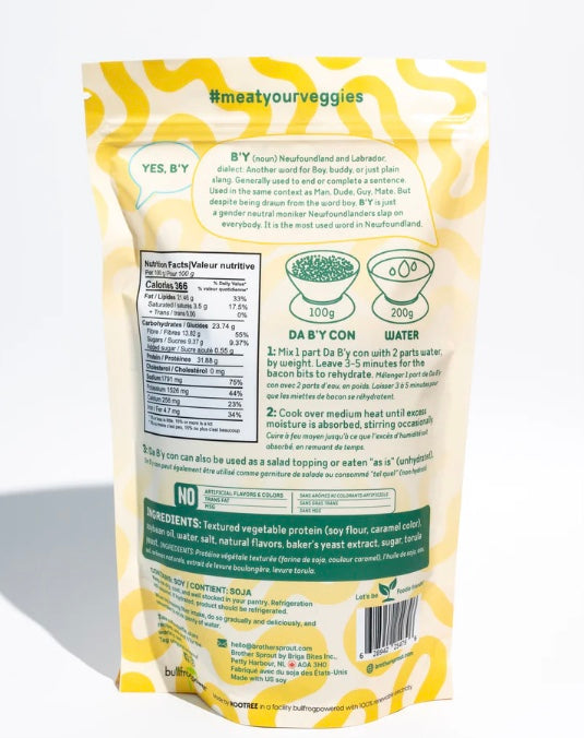 Brother Sprout Da B'ycon Plant Based Bacon Crumbles 500g