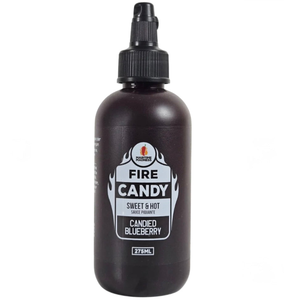 A Product of Canada- Maritime Madness Fire Candy Blueberry Hot Sauce, 275 ml