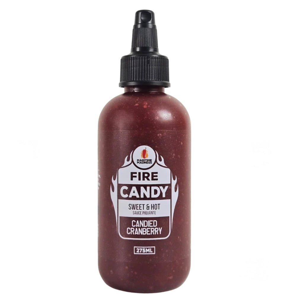 A Product of Canada- Maritime Madness Fire Candy Cranberry Hot Sauce, 275 ml