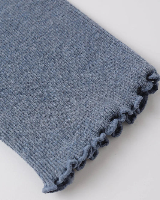 Ribbed Legging Set | Natural Blue Ditsy, Heathered Marine | Rylee & Cru