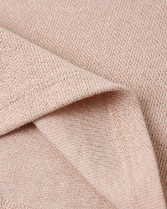 Ribbed Tank Set | Shell, Heathered Blush | Rylee & Cru