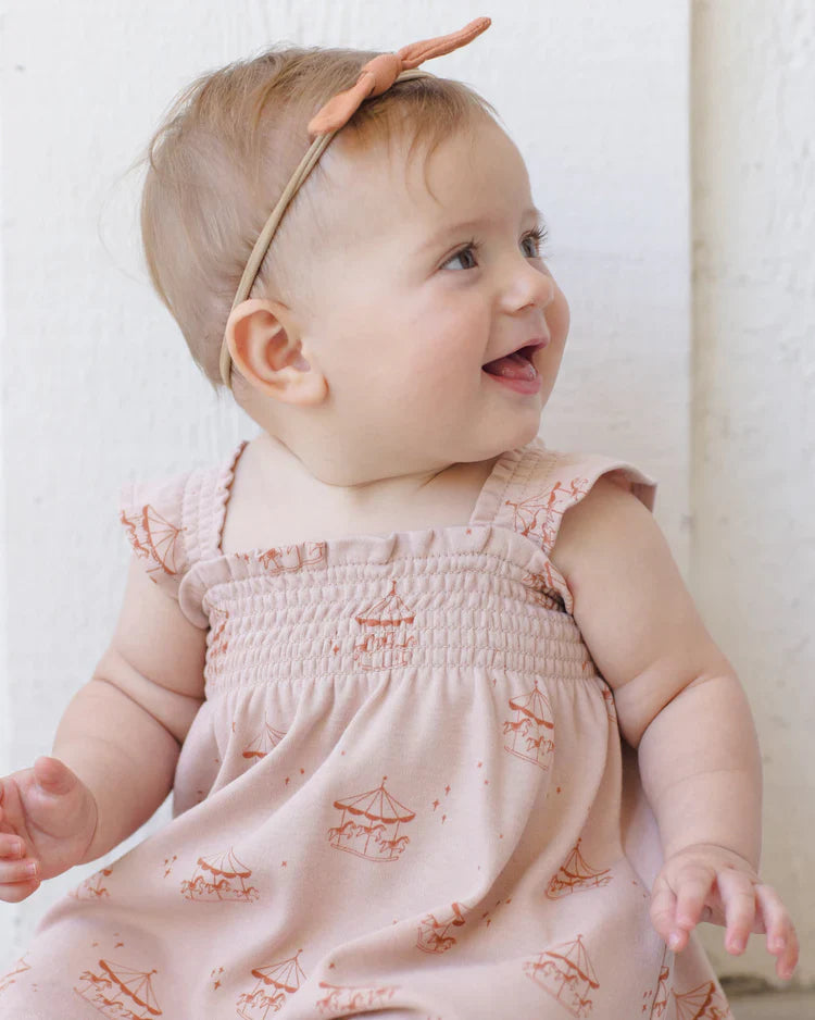 Quincy Mae Smocked Jersey Dress — 100% Organic Cotton