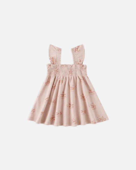 Quincy Mae Smocked Jersey Dress — 100% Organic Cotton
