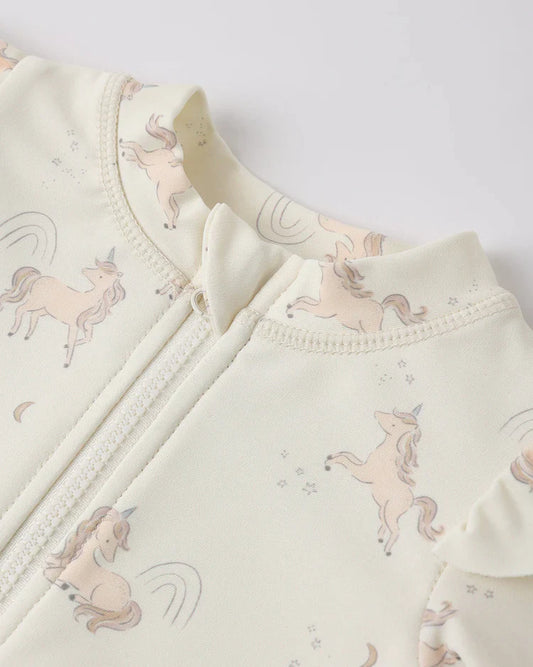 Byron Rashguard One-Piece | Unicorns | Quincy Mae