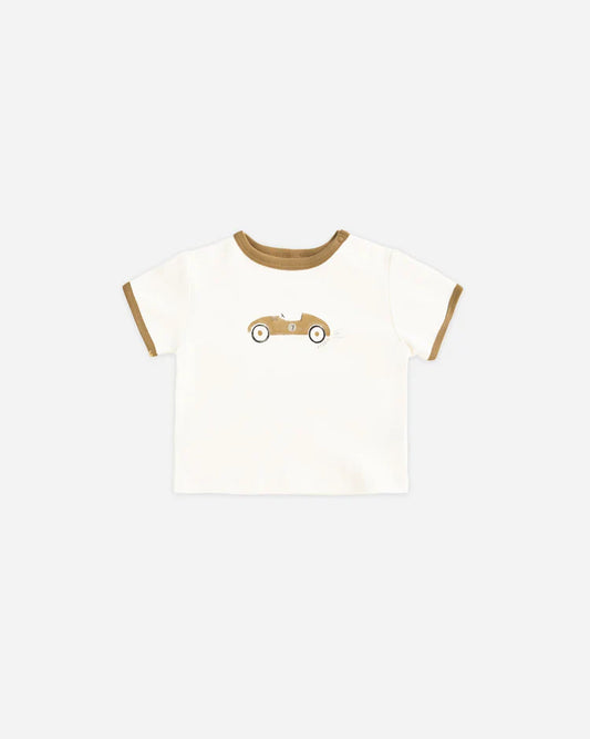 Ringer Tee | Race Car | Quincy Mae