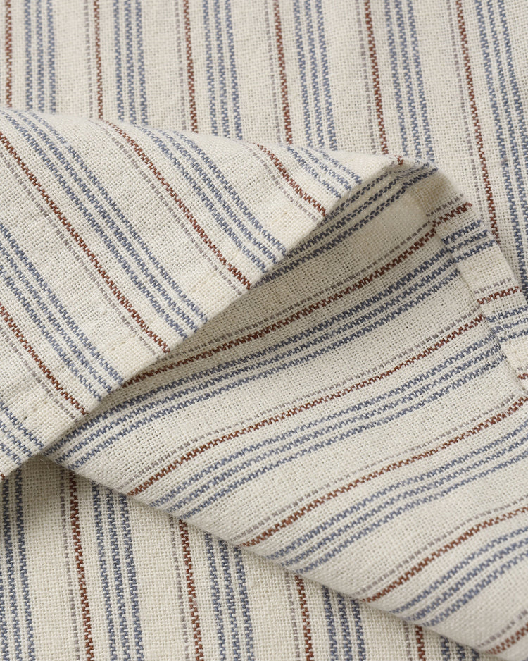 Collared Short Sleeve Shirt | Nautical Stripe | Rylee & Cru