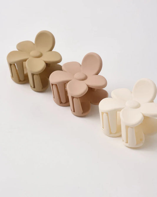 Flower Clip Set | Butterscotch, Blush, Ivory | Rylee & Cru