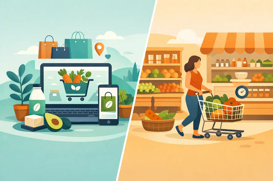 Online Vegan Shop vs Grocery Store