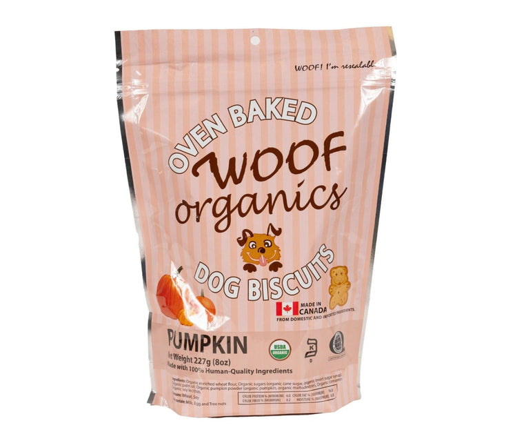Woof Organics, Canadian Vegan Dog Treats