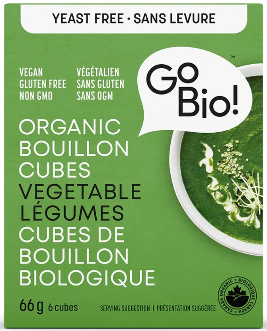 GoBio Vegan Organic Vegetable Bouillon Cubes- 66g