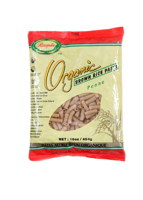 A Product of Canada- Rizopia Certified Organic Gluten Free Brown Rice Penne Pasta, 454g