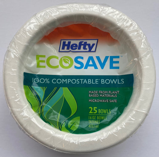 Plant Based Compostable 473ml Bowl