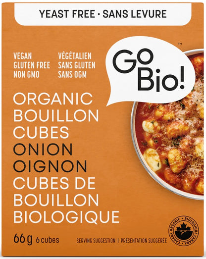 🇨🇦 GoBio Vegan Organic Onion Bouillon Cubes- 66g