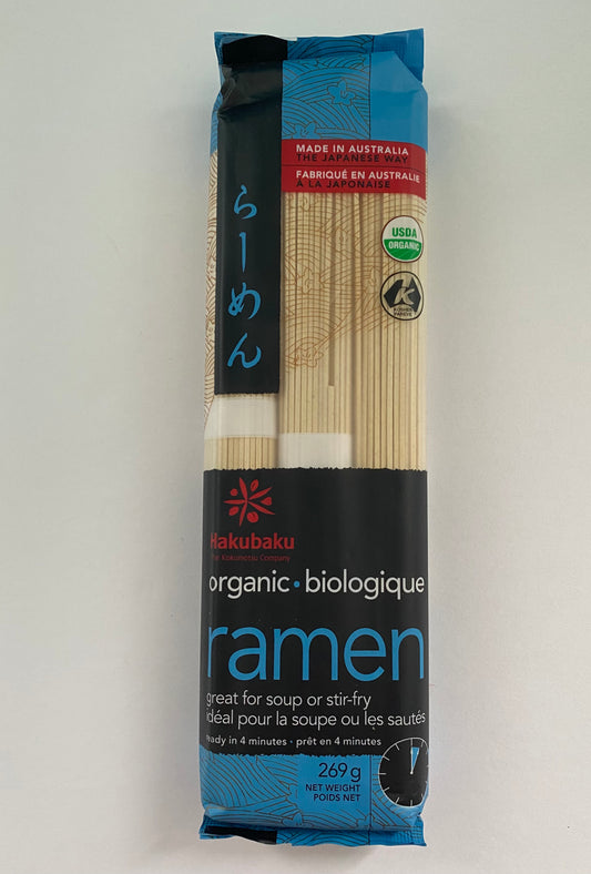 Hakubaku Authentic Organic Ramen Noodle, 269g
