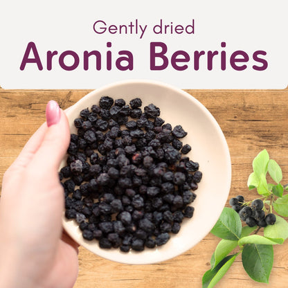 Organic Aronia Berries Dried 17.6 oz (500 g)