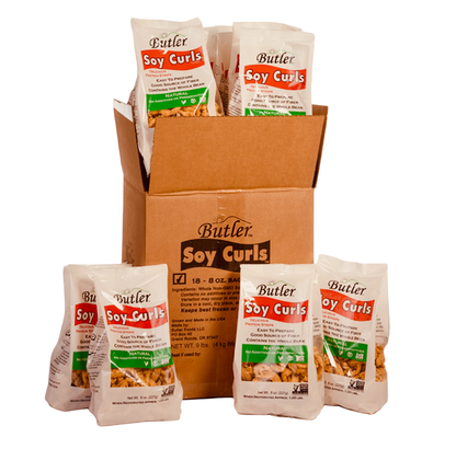 Butler Soy Curls Case Pack- 18 Bags x 227g