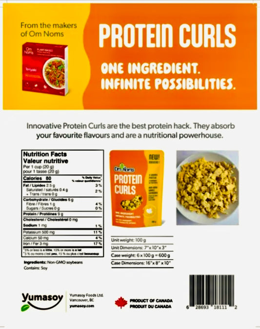 🇨🇦 Omnoms Protein Curls, 100g
