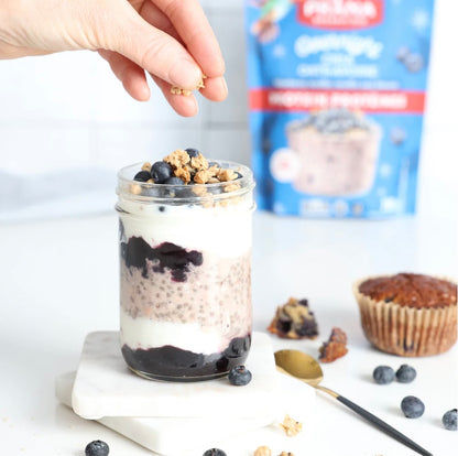🇨🇦 Prana Blueberry Muffin Organic Overnight Chia Oats with 12g Protein, 260g