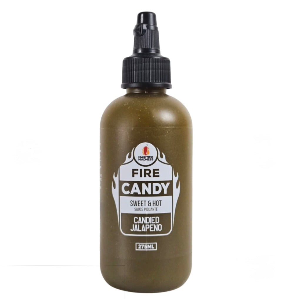 A Product of Canada- Maritime Madness Fire Candy Jalapẽno Hot Sauce, 275ml