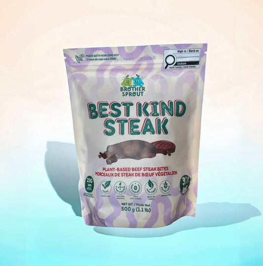 🇨🇦 Brother Sprout Best Kind Steak Plant Based Steak Bites, 500g