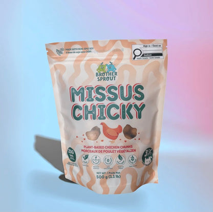 🇨🇦 Brother Sprout Missus Chicky Plant Based Chik'n Chunks, 500 g