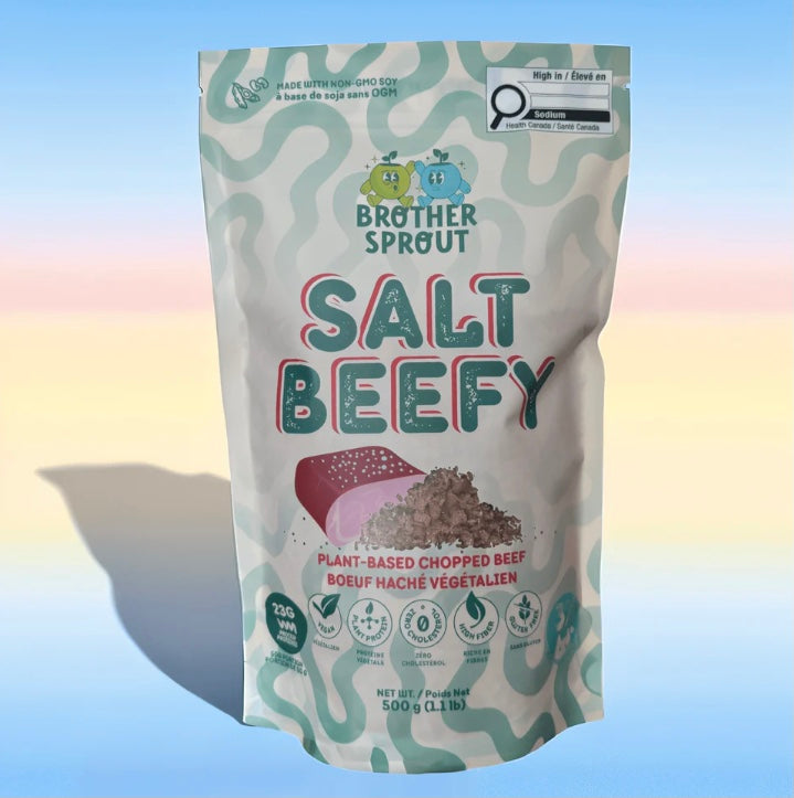 🇨🇦 Brother Sprout Salt Beefy Plant Based Chopped Beef, 500g