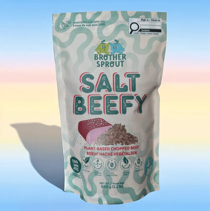 🇨🇦 Salt Beefy Plant Based Chopped Beef, 500g, Best Before Oct 26/26