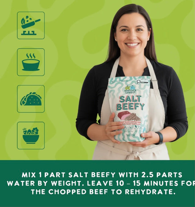 🇨🇦 Brother Sprout Salt Beefy Plant Based Chopped Beef, 500g