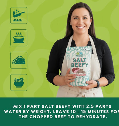 🇨🇦 Salt Beefy Plant Based Chopped Beef, 500g, Best Before Oct 26/26