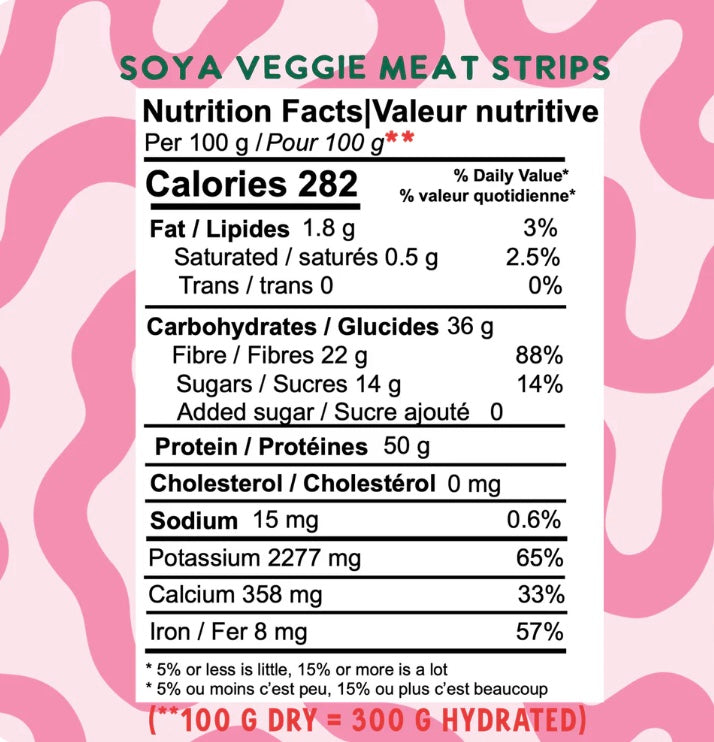 🇨🇦 Brother Sprout So-Yay Strips, Plant Based Soy Strips, 500g