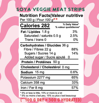 🇨🇦 Brother Sprout So-Yay Strips, Plant Based Soy Strips, 500g
