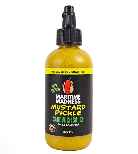 🇨🇦 Maritime Madness Mild Edition Mustard Pickle Hot Sauce, 275ml