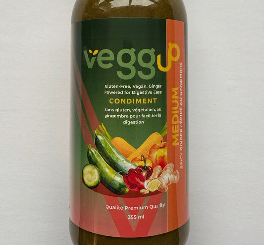 🇨🇦 VeggUp Medium, Healthy, All Natural Vegetable Blend Condiment, 355 ml