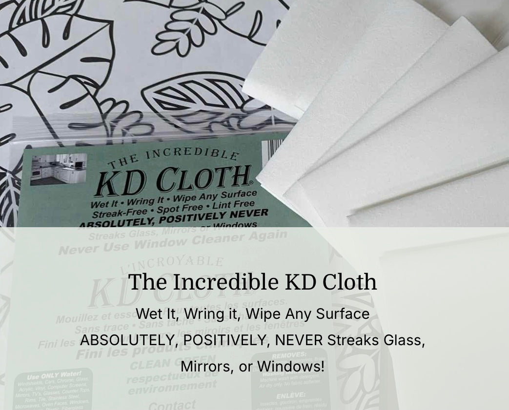 KD Cloth 3-Pack — Zero-Chemical, Zero-Waste Cleaning