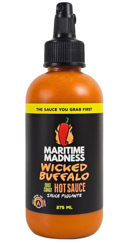 Wicked Buffalo Hot Sauce — Dairy-Free, Made in PEI