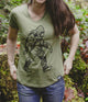 SASQUATCH- Women's Eco Tee - Army
