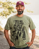 TALL TREES - Unisex Eco Tee - Heather Army Green