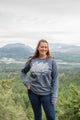SEAS THE DAY - Unisex Organic Cotton Crewneck - Slate Blue