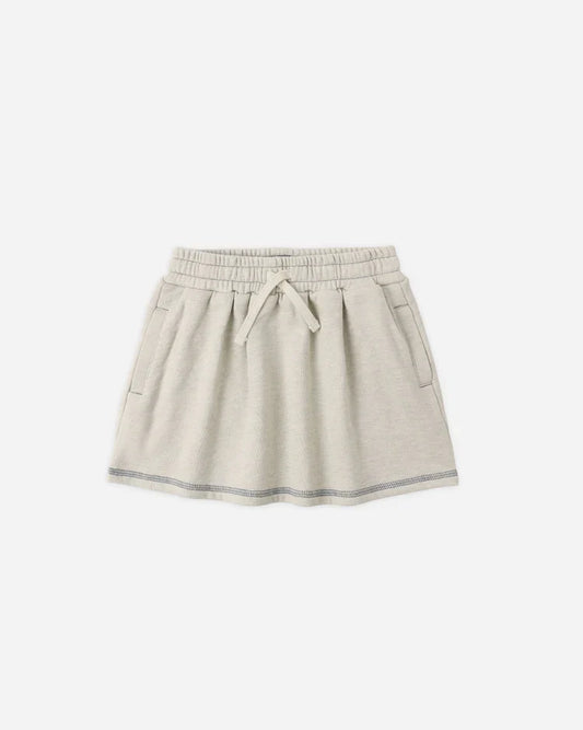 Volly Skirt | Heathered Oatmeal | Rylee & Cru