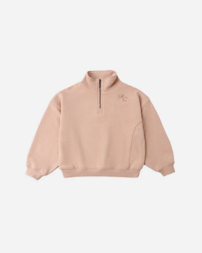 Half Zip Sweatshirt | Melon | Rylee & Cru