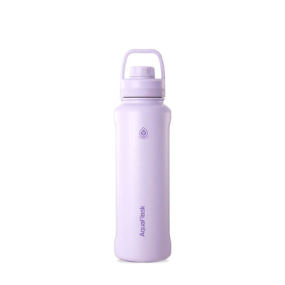 AquaFlask 1080ml (40oz) Stainless Steel Water Bottle with Sports Lid – Hot & Cold, Leakproof, BPA-Free