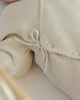 Wrap Knit Footie | Heathered Natural | Quincy Mae