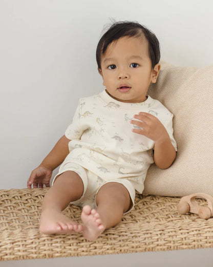 Summer Pajama Set | Dinosaur | Quincy Mae