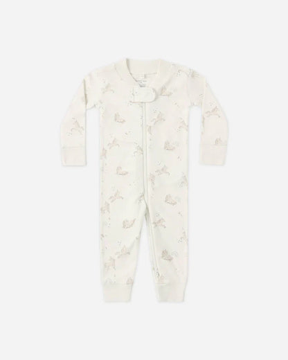 Zip Longsleeve Sleeper | Unicorns | Quincy Mae