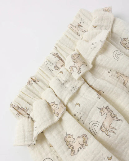 Sleeveless Peplum Set | Unicorns | Quincy Mae