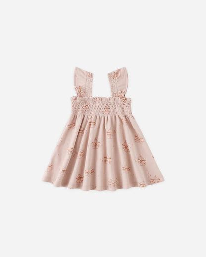 Quincy Mae Smocked Jersey Dress — 100% Organic Cotton